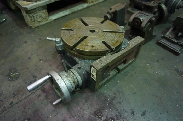 Dividing head vs rotary table